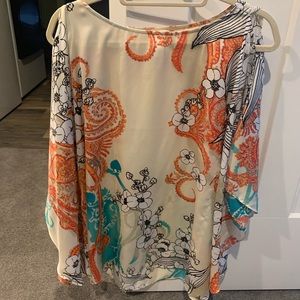 Chico’s cold shoulder poncho